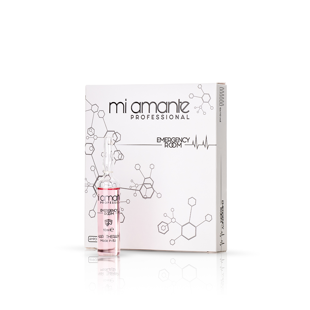 Възстановяващи ампули за третирана коса Mi Amante Emergency Room Ampoules 6x10 ml.