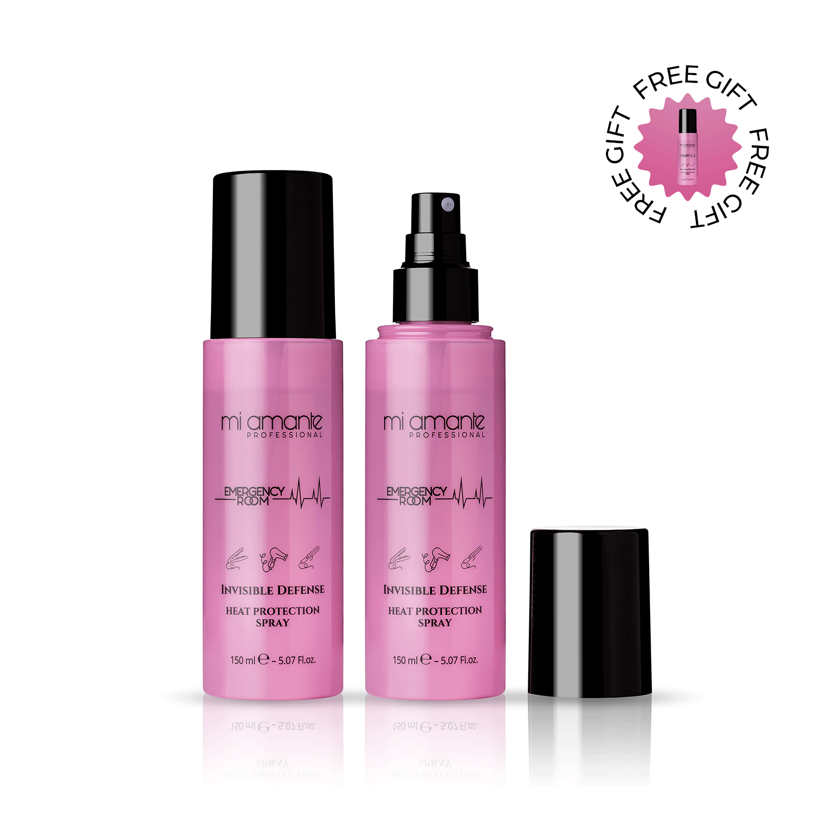 Термозащитен спрей за коса Mi Amante Invisible Defense 150 ml.