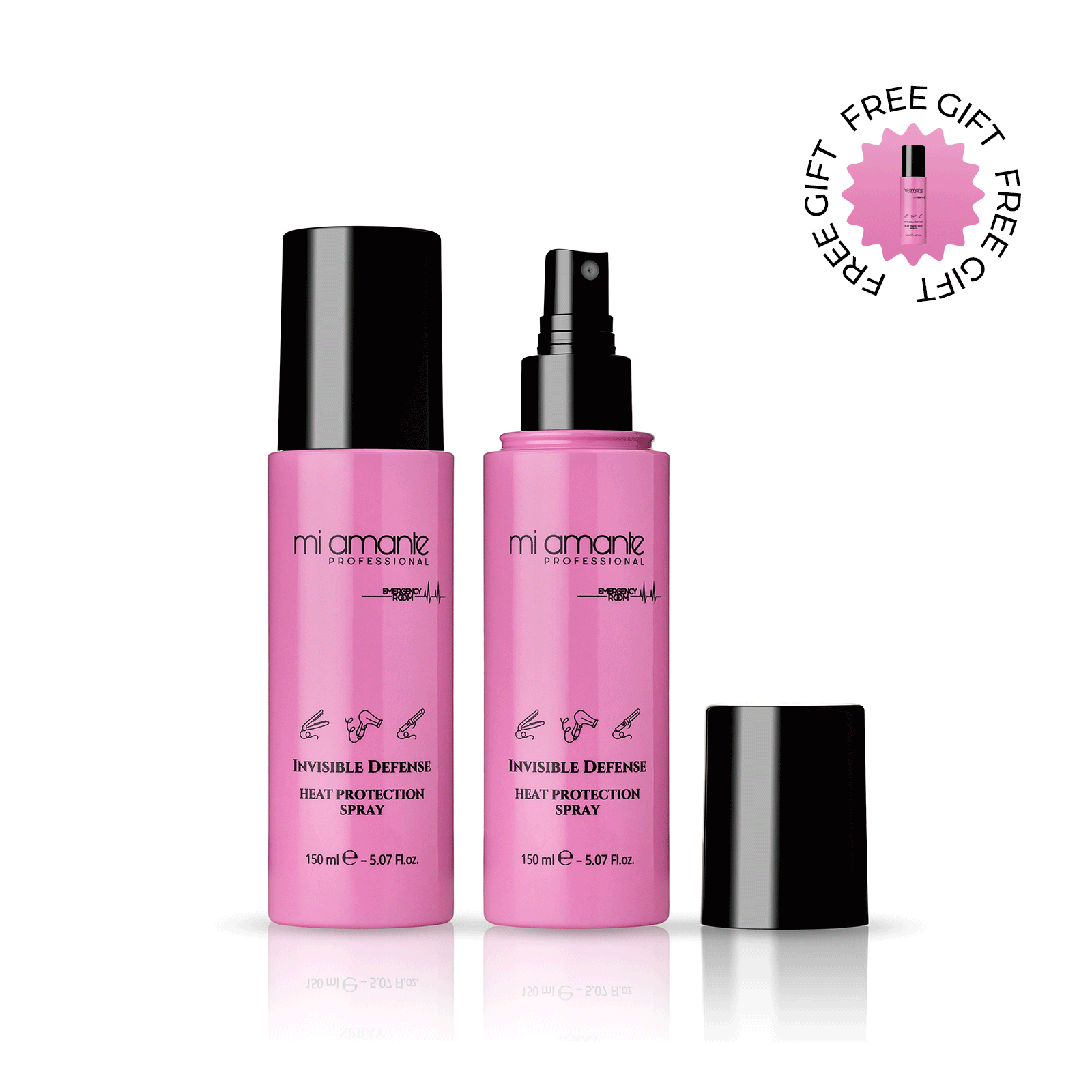 Термозащитен спрей за коса Mi Amante Invisible Defense 150 ml.
